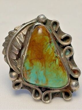 Navajo Old Pawn Turquoise Ring